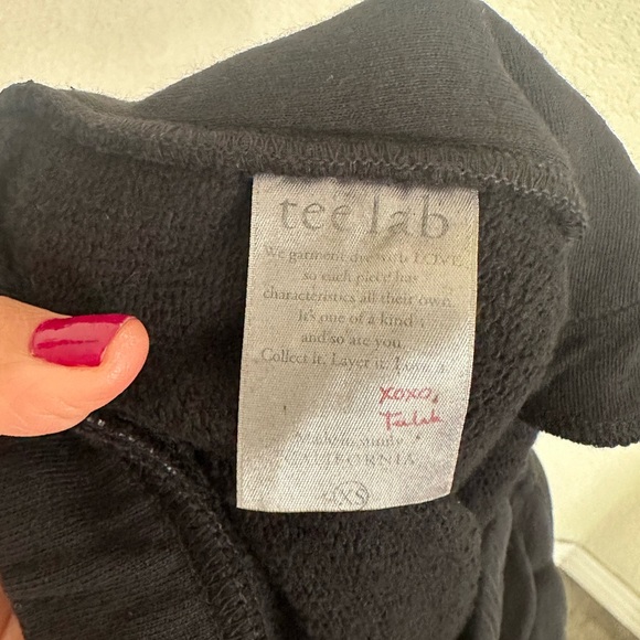 NEW FRANK & EILEEN TEE LAB CLASSIC JOGGER FLEECE SWEATPANTS IN BLACK SIZE XS - Picture 6 of 6